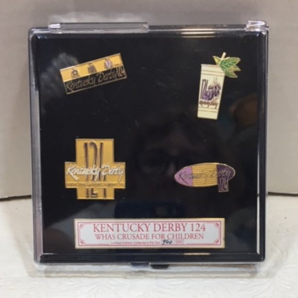 Kentucky Derby 124 WHAS CRUSADE FOR CHILDREN Collector 5 Pin Set 1998 - Picture 1 of 13